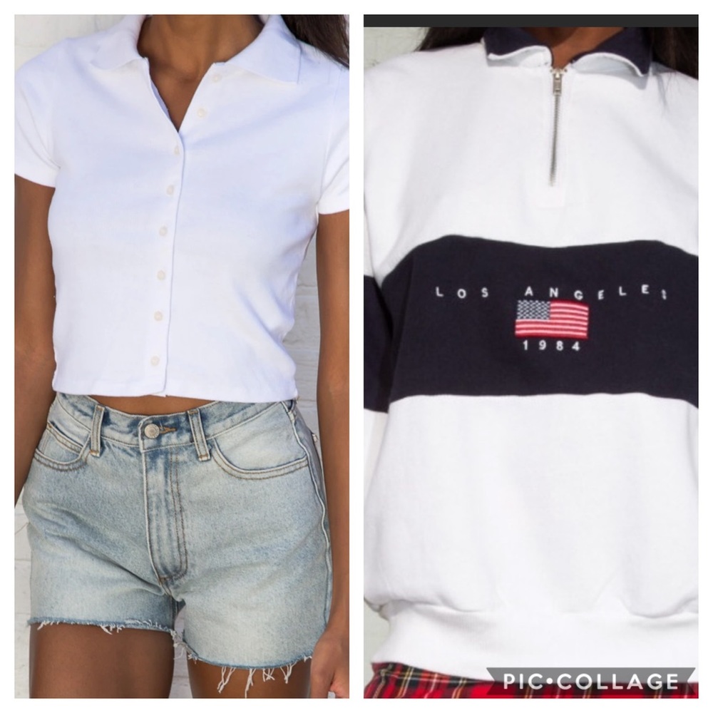 GUC - Brandy Melville sweater and top bundle